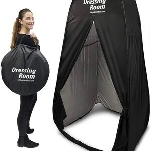 Portable Black Dressing Room Tent